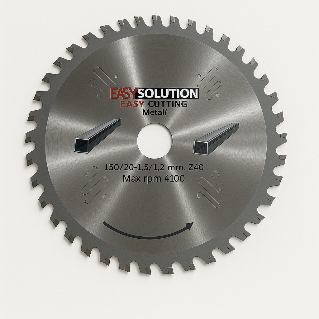 Sagblad for metall 150 mm Z40 med karbidtenner – EasySolution