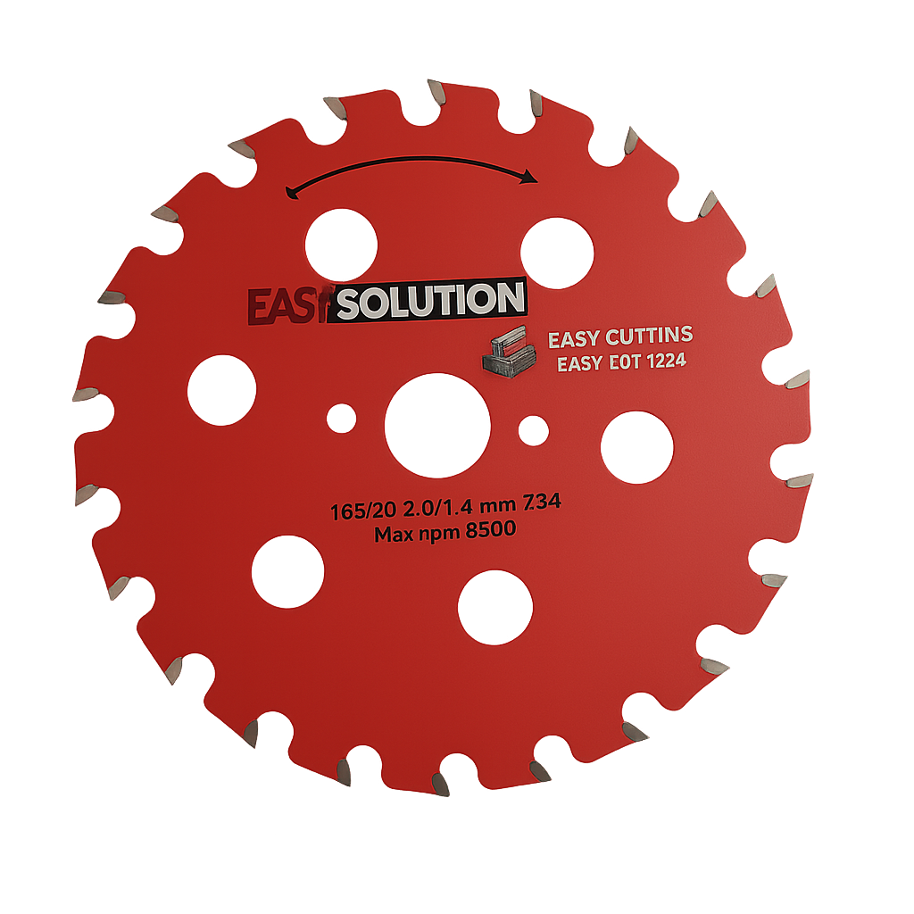 Sagblad for spikerfast treverk 165 mm Z24 – EasySolution