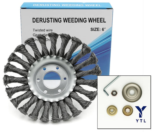 Når bør du bruke stålbørste til kantklipper og ryddesag?