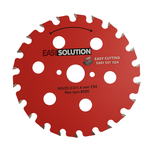 Sagblad for spikerfast treverk 165 mm Z24 – EasySolution