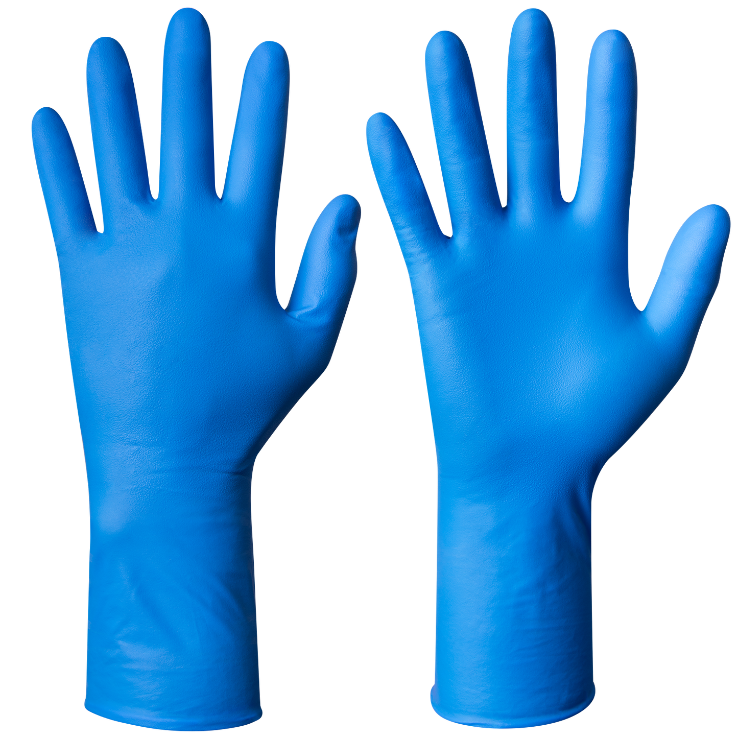 Granberg 951 blå nitril engangshanske – lang mansjett, kjemikaliebestandig