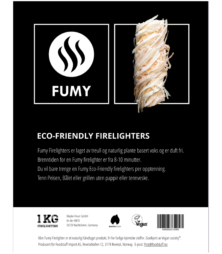 FUMY Eco-Friendly Firelighters.