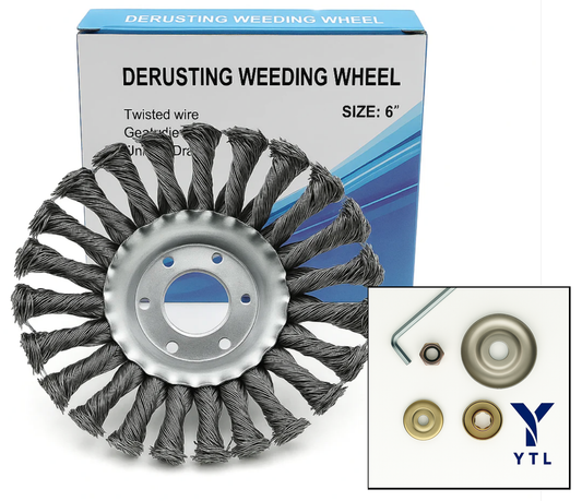 Stålbørste for Kantklipper og Ryddesag – Fjerner Ugress og Mose Raskt | YTL AS