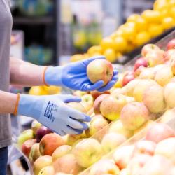 Granberg 0401 hansker brukt i dagligvare – matgodkjente arbeidshansker med sikkert grep