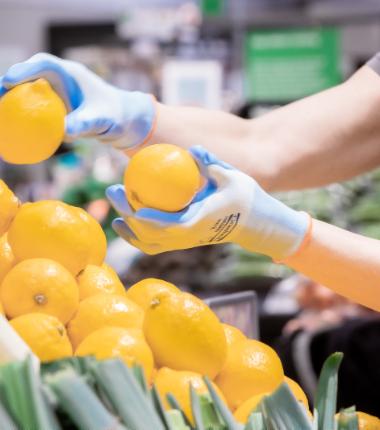 Granberg 0401 hansker brukt i næringsmiddelindustri – hygieniske og slitesterke hansker