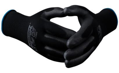 Granberg 0480 – fleksible monteringshansker som viser tettsittende passform og smidighet.