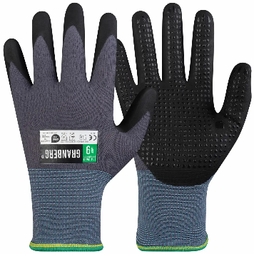 Granberg 0550 monteringshansker med nitrilskum og mikrodots i håndflaten – slitesterke arbeidshansker med grep og komfort