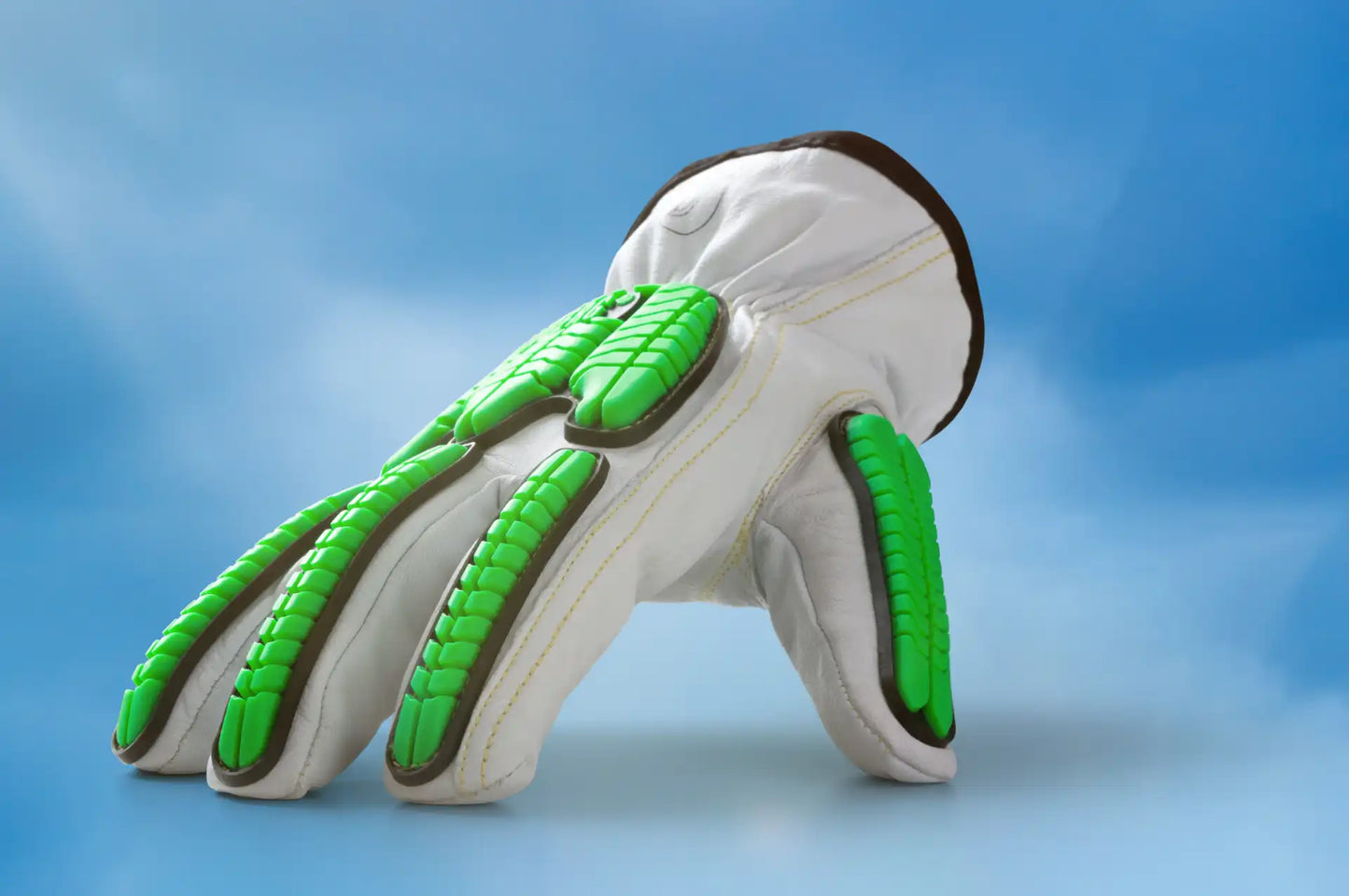 Granberg 1190 impact- og kuttbestandige hansker – produktbilde med himmelbakgrunn