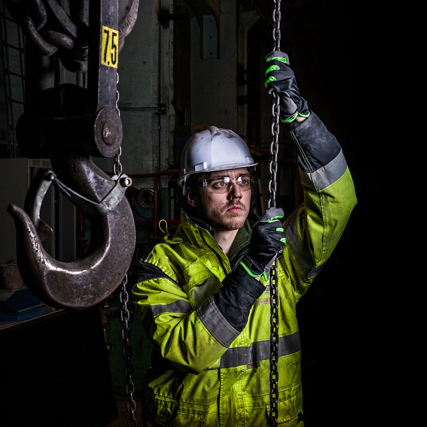 Granberg EX 4291 monteringshansker brukt i industri – arbeidshansker for bygg, vedlikehold og logistikk