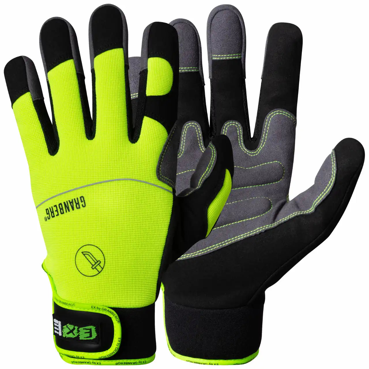 Granberg EX 1119 kuttbestandige monteringshansker med MacroSkin Pro og para-aramid