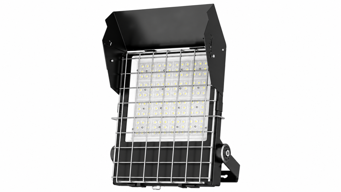 Slim G3 LED flomlys med visir og beskyttelsesgitter