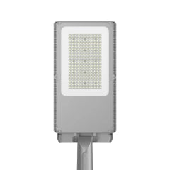 Meta LED gatelys sett forfra med høyeffektive LED-moduler og IP66 beskyttelse