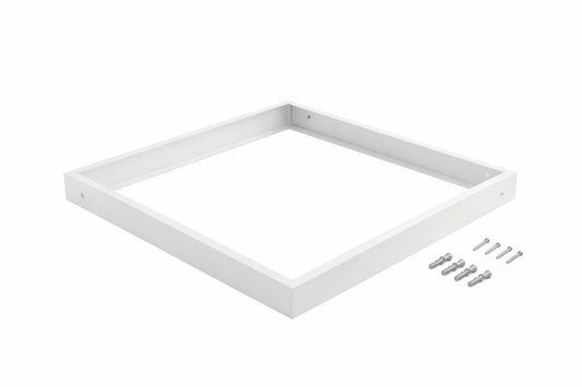 påbyggingsramme led panel 600x600 hvit tak montering