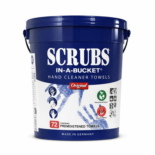 scrubs in-a-bucket håndrens 72 rengjøringskluter