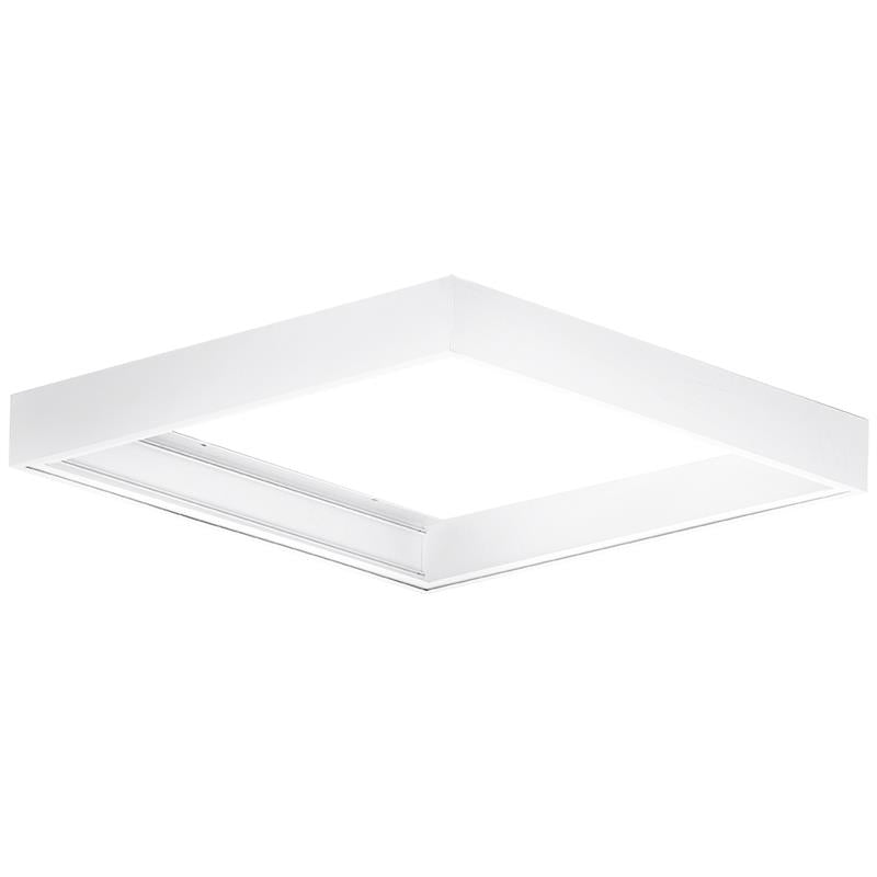 Overflatemonteringsramme 600×600 for LED-panel – hvit (Thor)