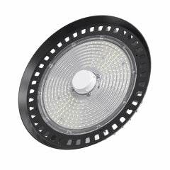 UFO highbay LED 150W underside med LED dioder 4000K IP65 for lager og industri